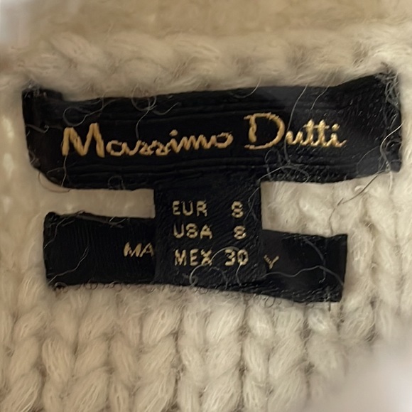 Massimo Dutti Wool/Alpaca Chunky Knit Sweater - Picture 3 of 4
